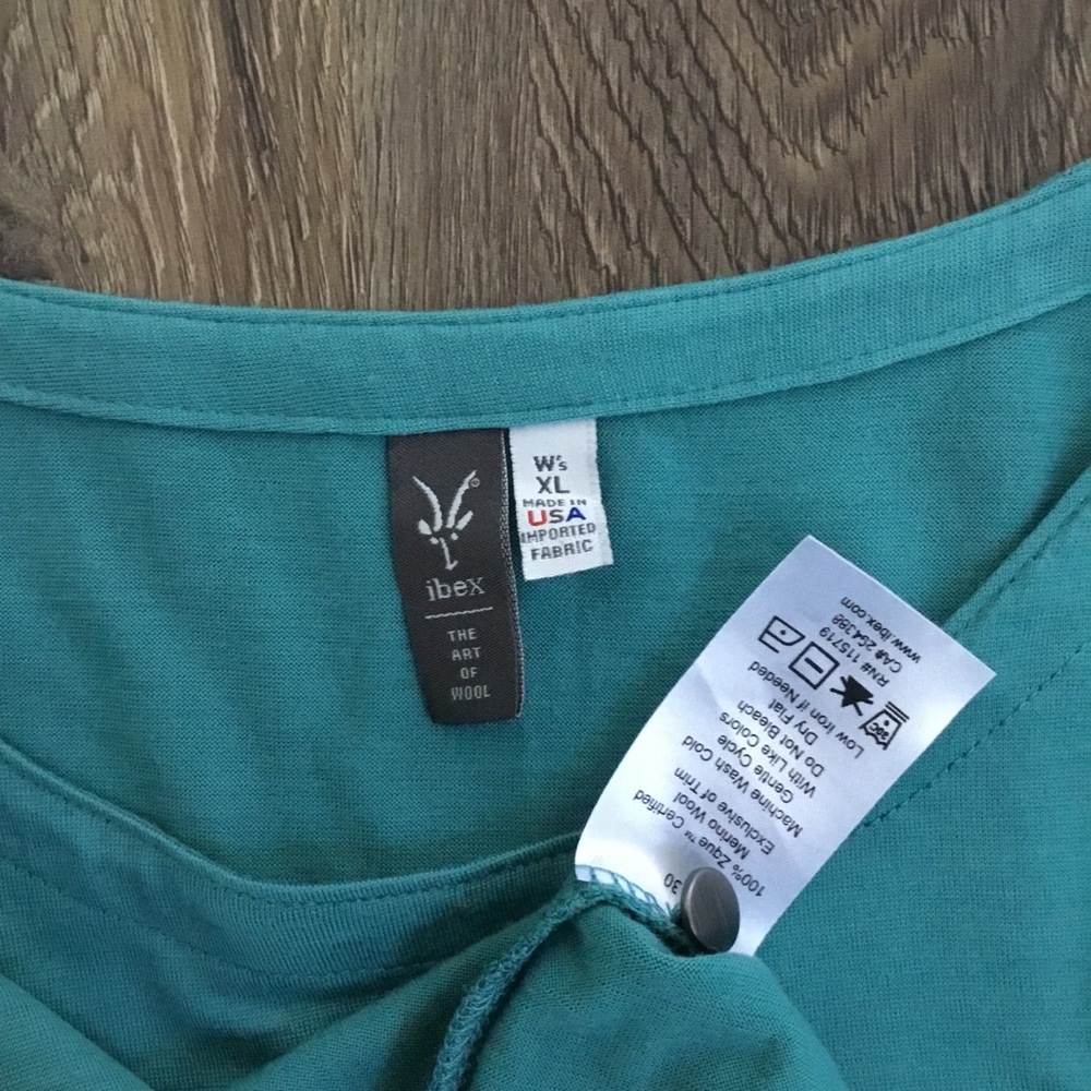 Ibex Merino Wool Short Sleeve T-Shirt Top - Picture 4 of 6